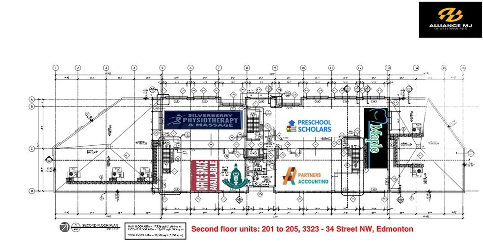 3323 34th St NW, Edmonton, AB for lease - Site Plan - Image 1 of 2