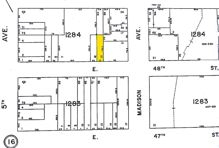 19 E 48th St, New York, NY for sale - Plat Map - Image 2 of 4