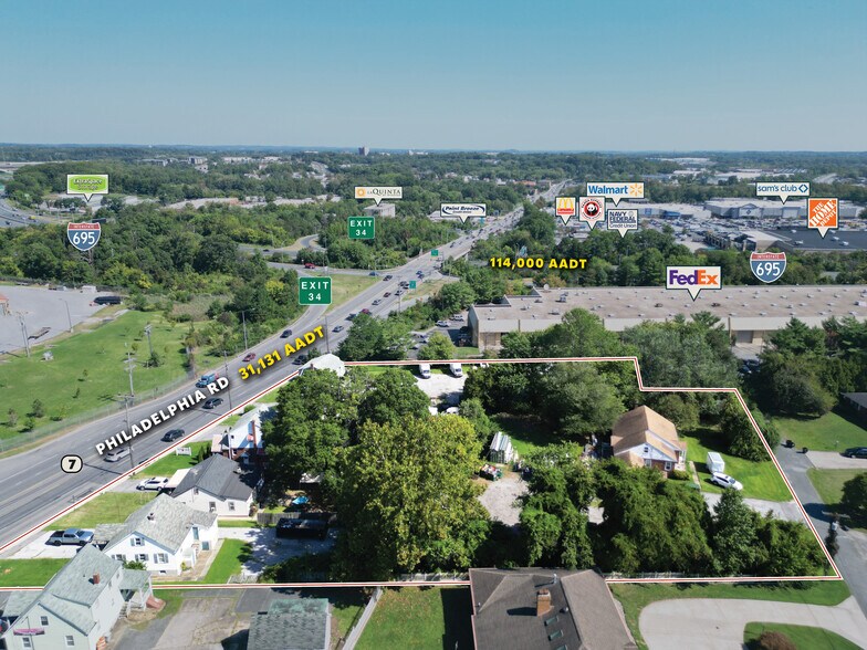 8621 - 8629 Philadelphia Rd, Rosedale, MD for lease - Building Photo - Image 2 of 6