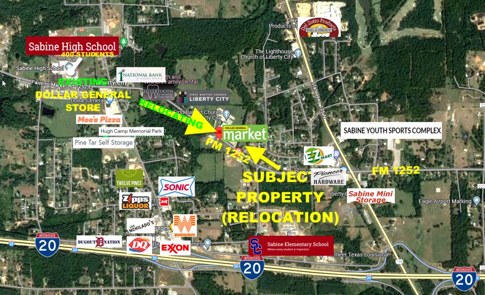 4721 FM 1252 W, Kilgore, TX 75662 NEW Dollar General 15 Year NNN