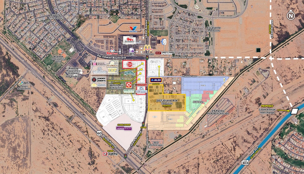 SWC Pat Tillman & 163rd Ave, Surprise, AZ for lease - Building Photo - Image 2 of 4