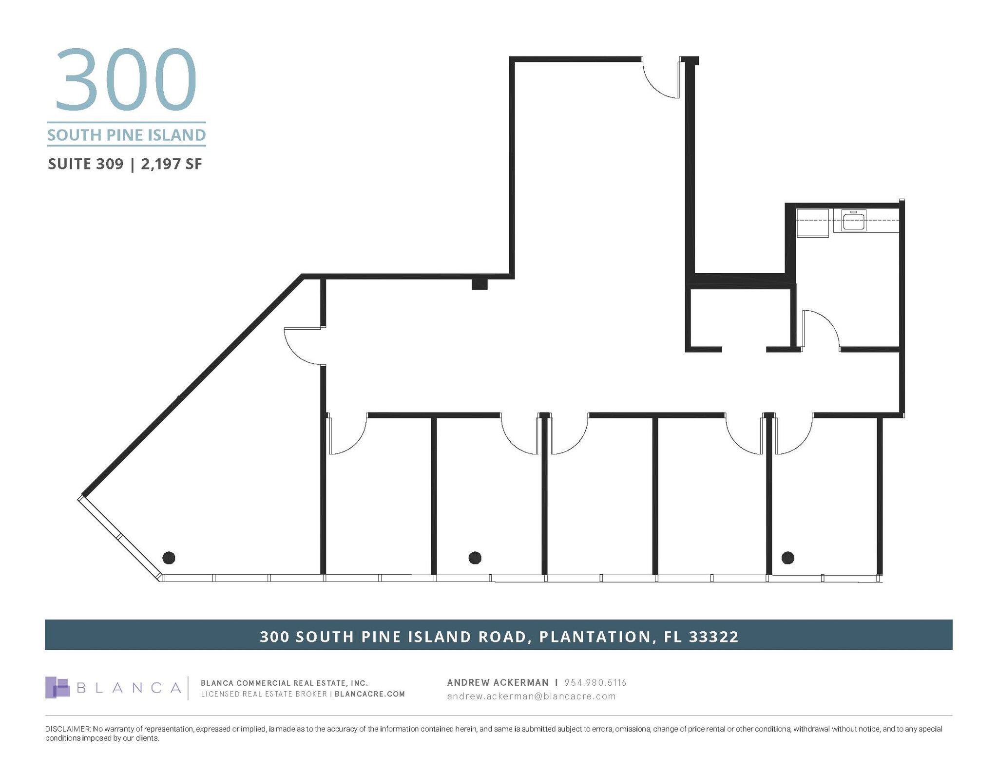 300 S Pine Island Rd, Plantation, FL for lease Floor Plan- Image 1 of 2