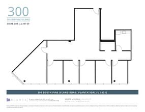 300 S Pine Island Rd, Plantation, FL for lease Floor Plan- Image 1 of 2
