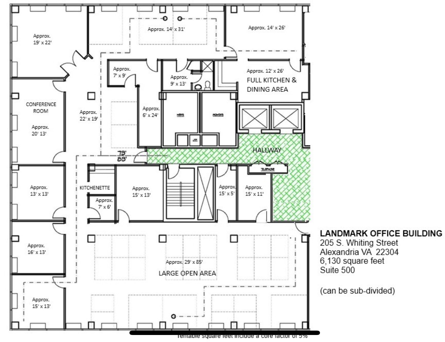 205 S Whiting St, Alexandria, VA for lease Floor Plan- Image 1 of 6