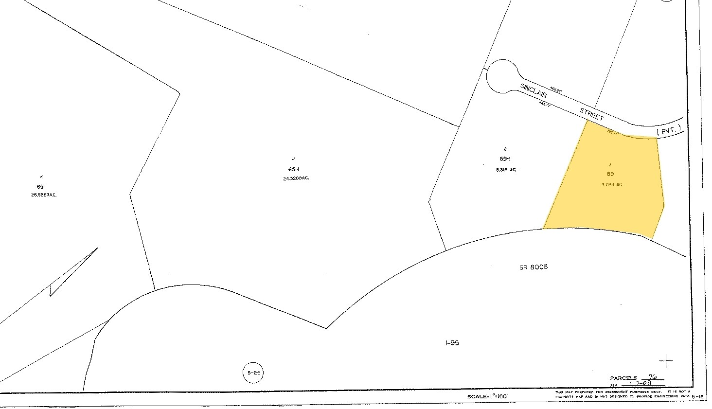 311 Sinclair Rd, Bristol, PA for lease Plat Map- Image 1 of 4