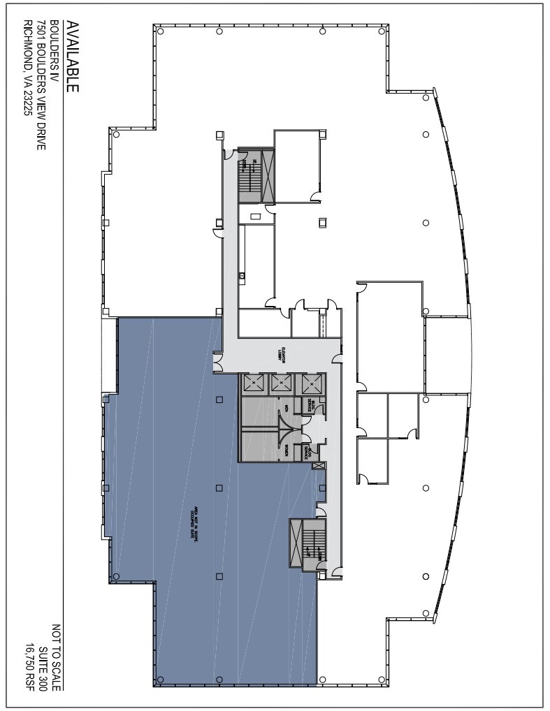 7501 Boulder View Dr, North Chesterfield, VA for lease Floor Plan- Image 1 of 1