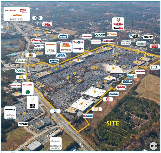 0 Hwy 85 N, Fayetteville, GA for sale - Aerial - Image 2 of 3