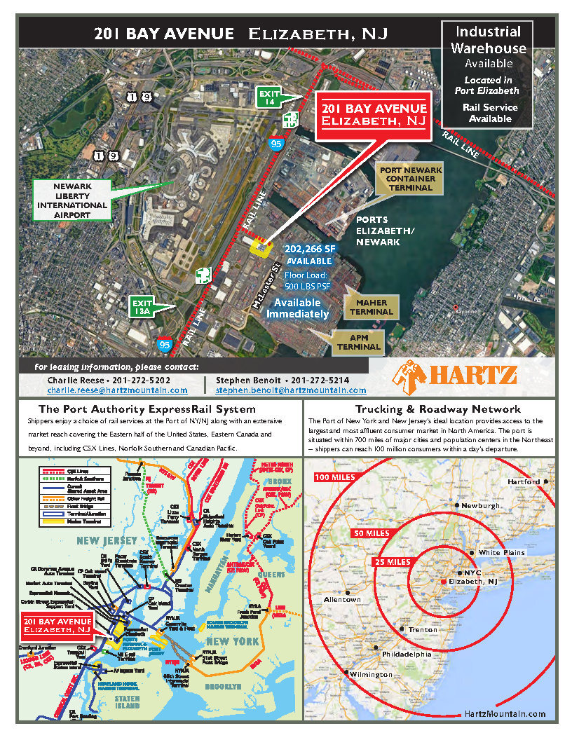 201 Bay Ave, Elizabeth, NJ for lease Floor Plan- Image 1 of 1