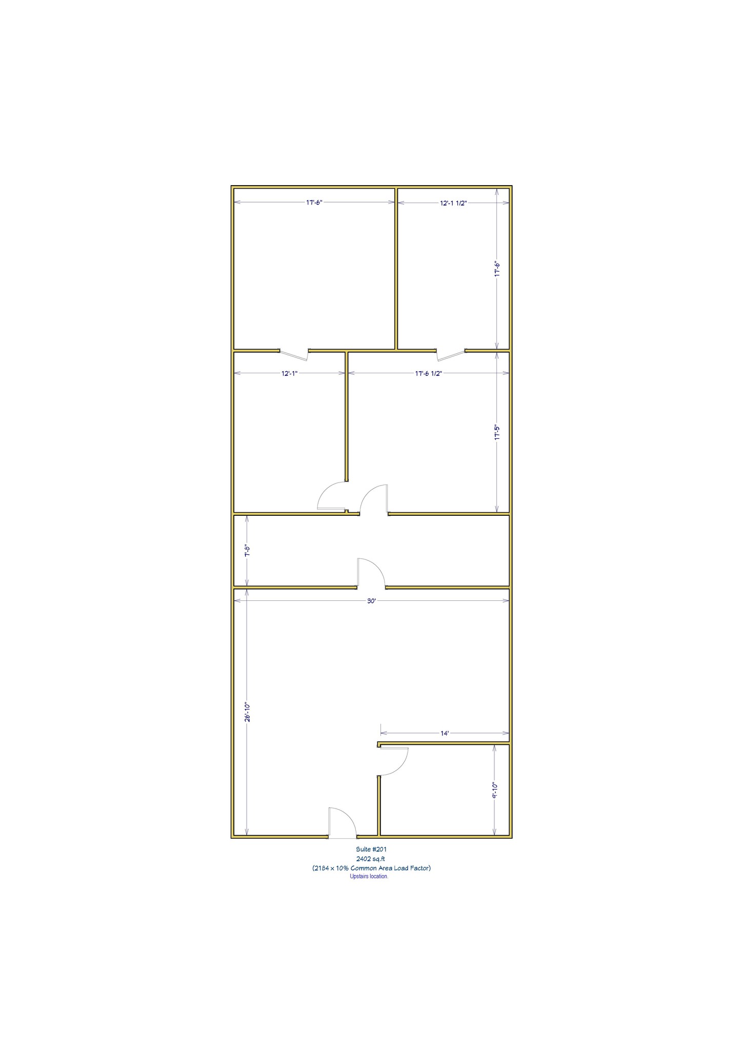 1399 Ygnacio Valley Rd, Walnut Creek, CA for lease Floor Plan- Image 1 of 1