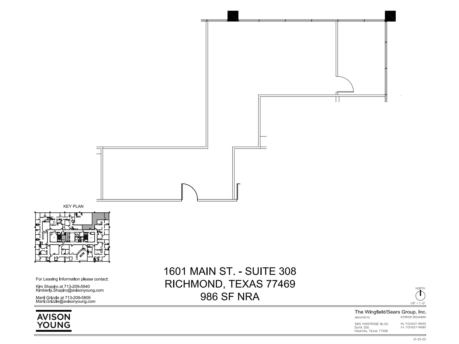 1601 Main St, Richmond, TX for lease Floor Plan- Image 1 of 1