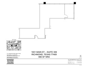 1601 Main St, Richmond, TX for lease Floor Plan- Image 1 of 1