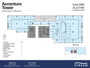 500 W Madison St, Chicago, IL for lease Floor Plan- Image 1 of 1