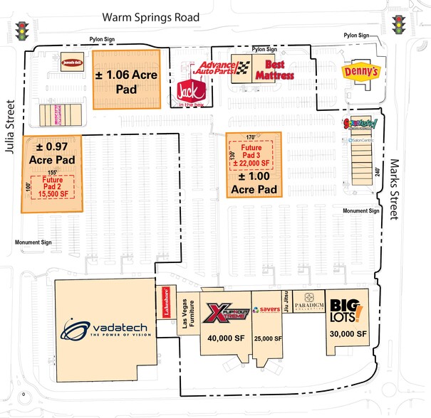 West Warm Springs Road, Henderson, NV for lease - Building Photo - Image 2 of 2