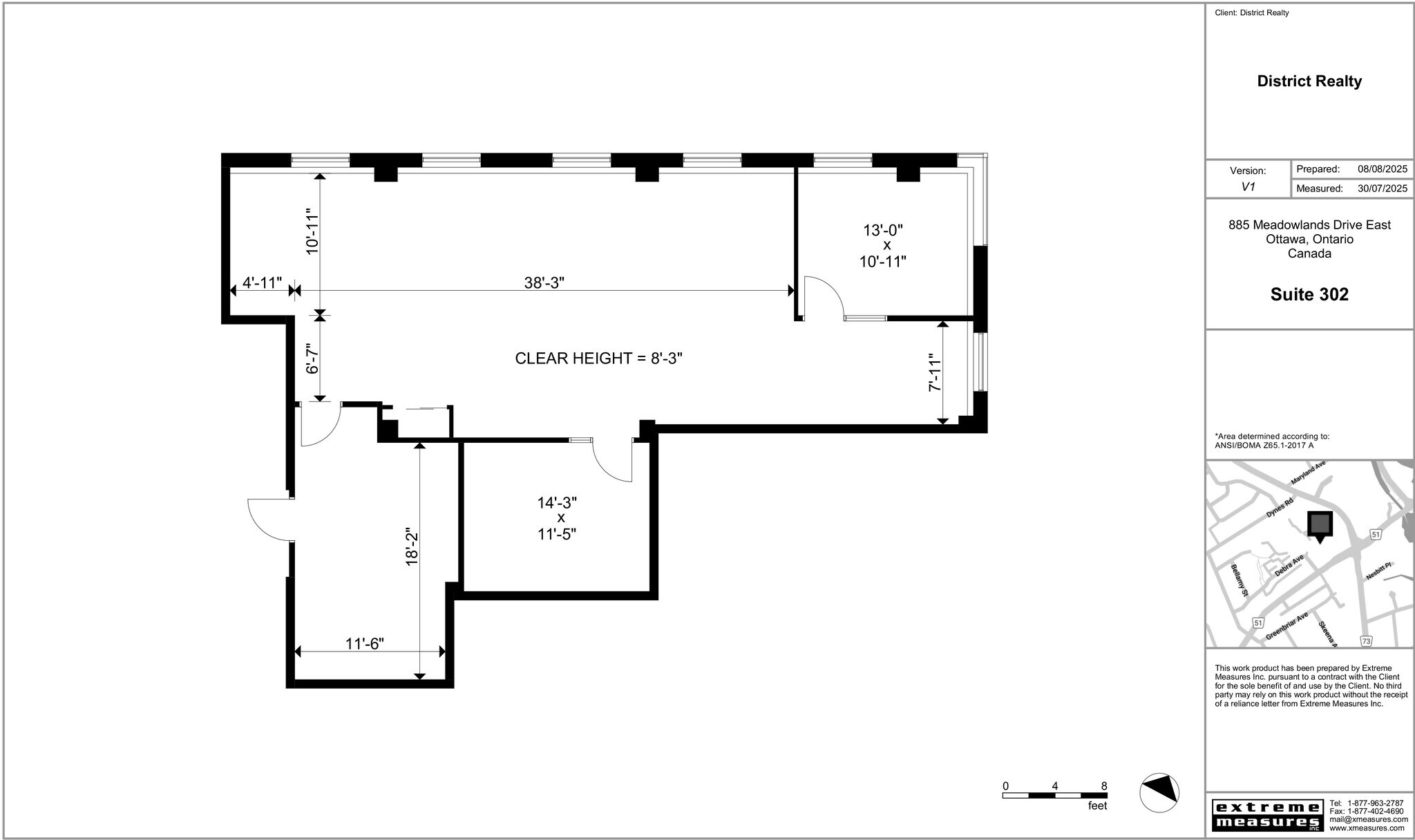 885 Meadowlands Dr, Ottawa, ON for lease Floor Plan- Image 1 of 12