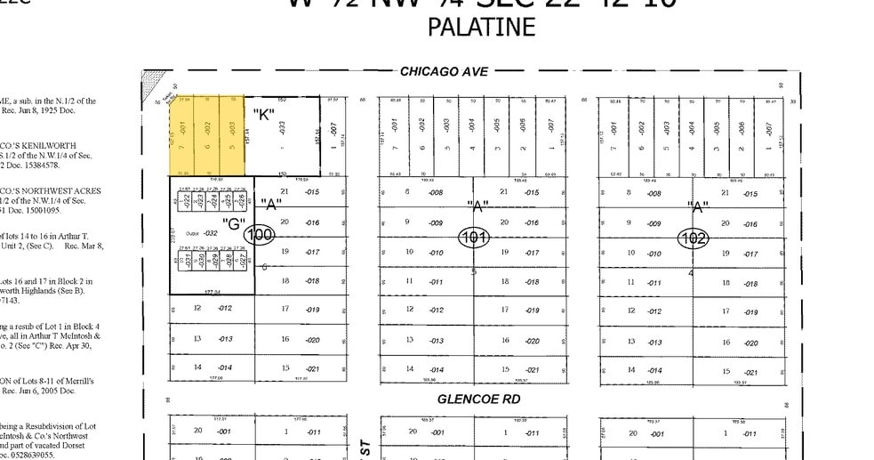 737-753 W Palatine Rd, Palatine, IL for sale - Plat Map - Image 2 of 29