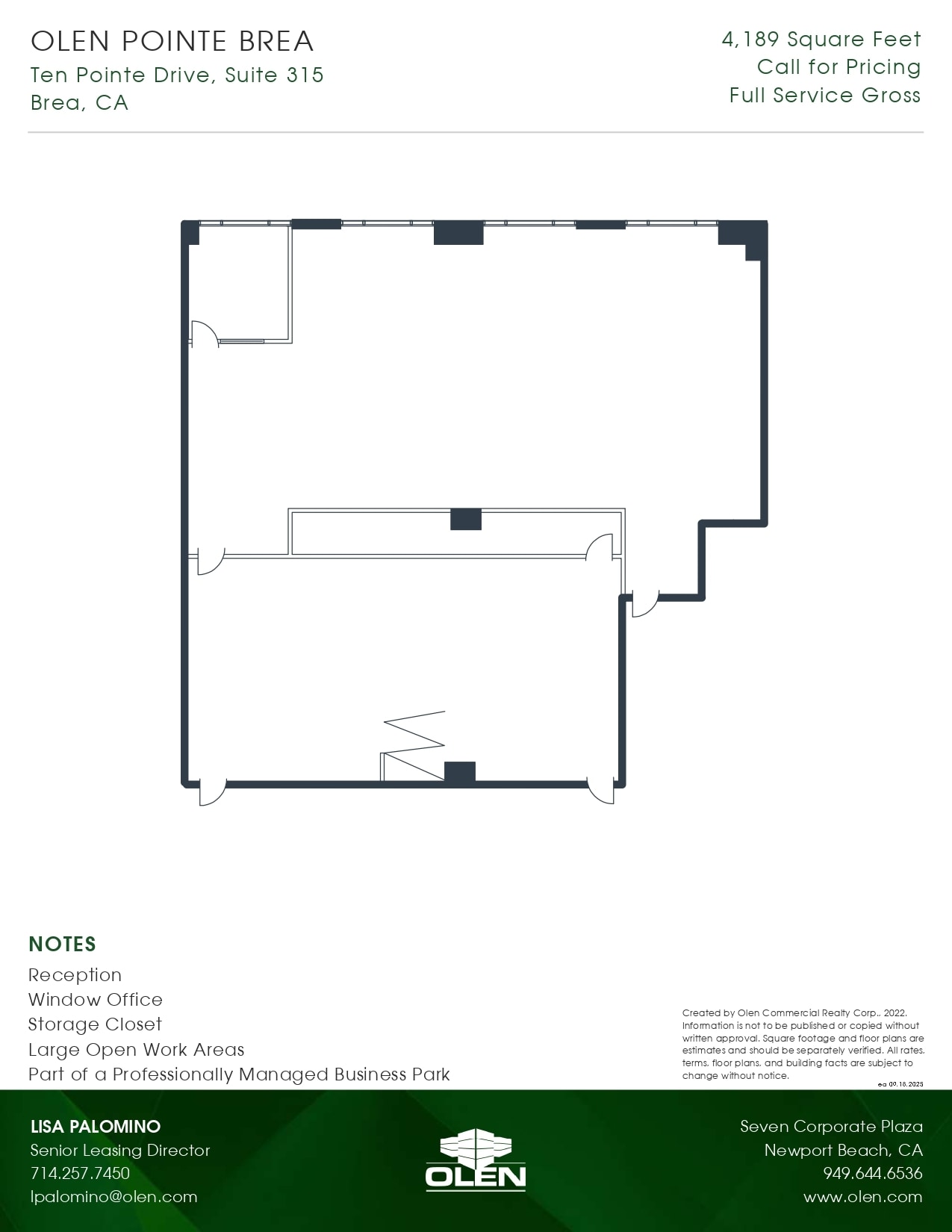 10 Pointe Dr, Brea, CA for lease Floor Plan- Image 1 of 1
