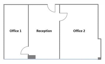 1708 Trawick Rd, Raleigh, NC for lease Floor Plan- Image 1 of 4