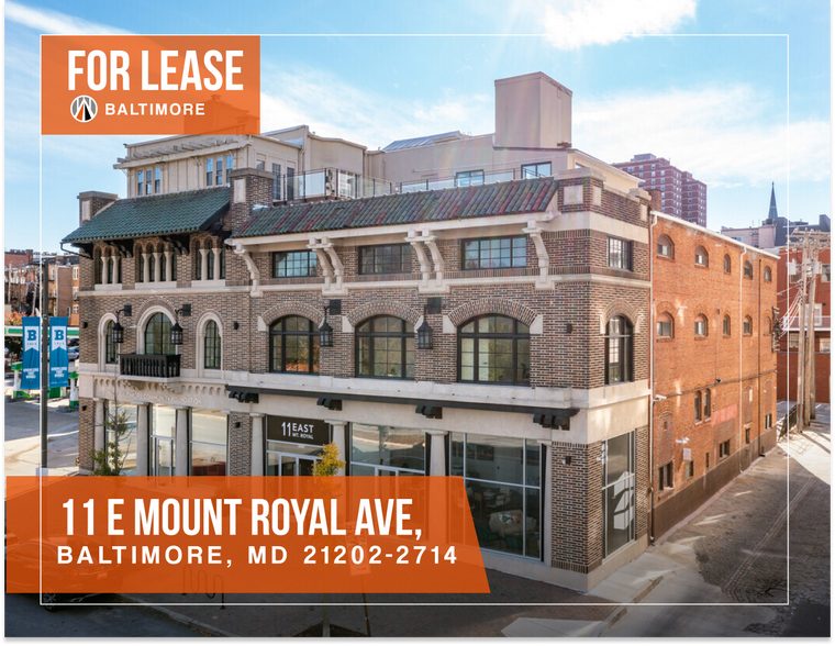 11 E Mount Royal Ave, Baltimore, MD for sale - Building Photo - Image 1 of 1