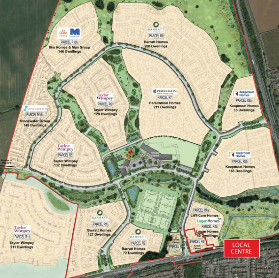 Niort Way, Wellingborough for lease - Site Plan - Image 2 of 3