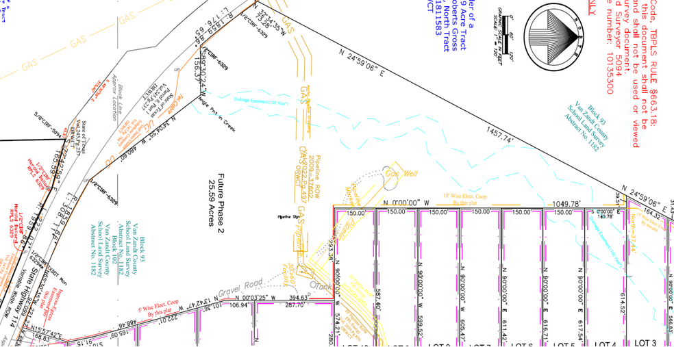 HWY 114, Boyd, TX for sale - Plat Map - Image 1 of 1