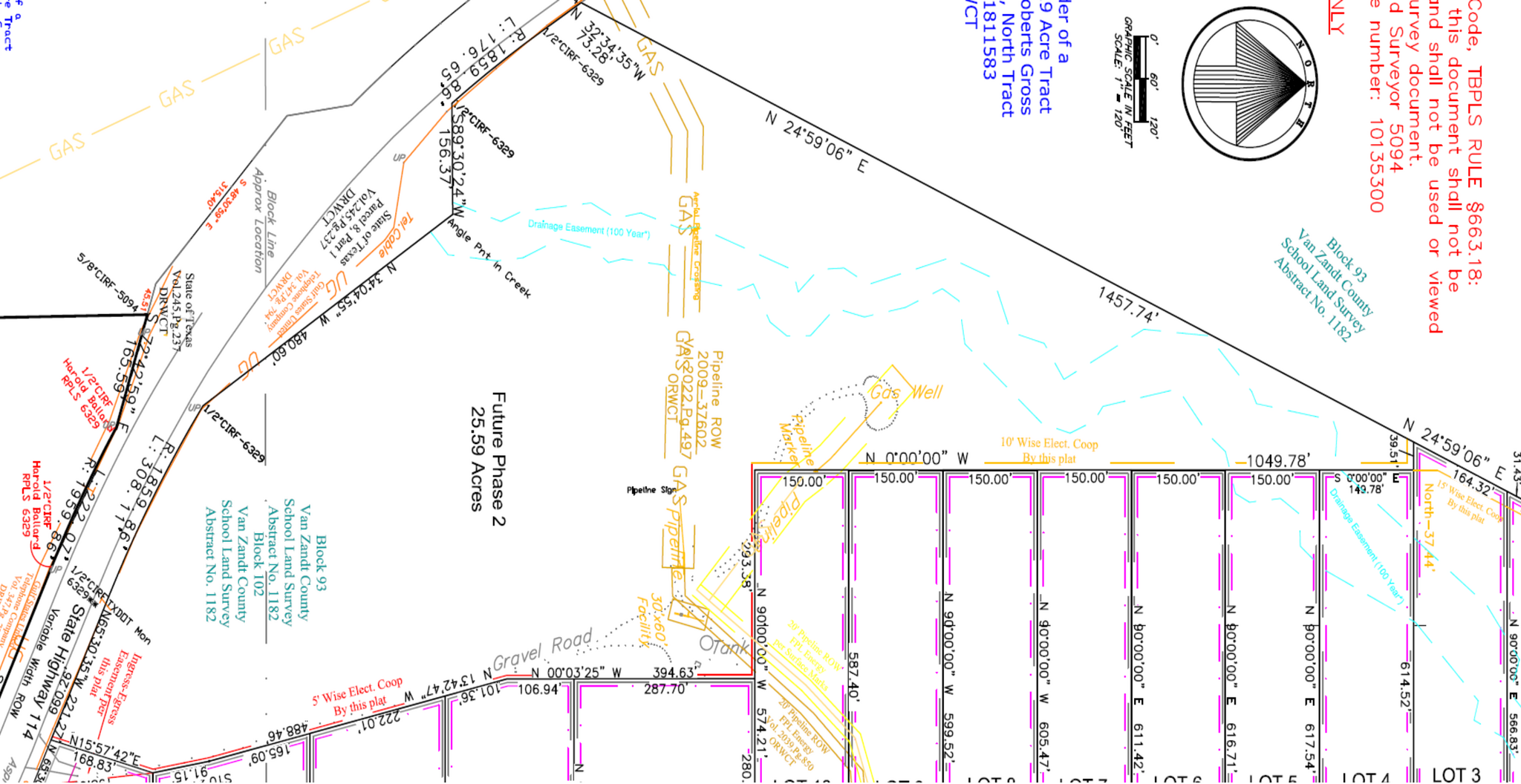 HWY 114, Boyd, TX for sale Plat Map- Image 1 of 1