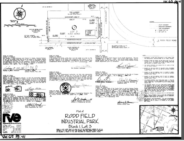 7141 Yorktown Blvd, Corpus Christi, TX for sale - Plat Map - Image 2 of 2