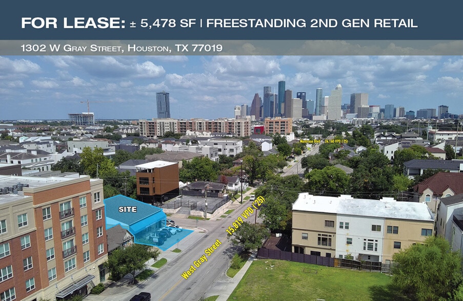 1302 W Gray St, Houston, TX for lease - Building Photo - Image 1 of 3