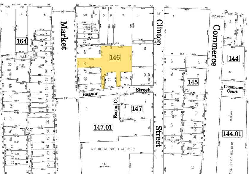 193-195 Market St, Newark, NJ for sale - Plat Map - Image 1 of 1