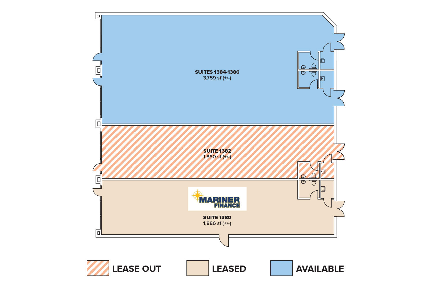 1300-1320 Hanover Ave, Allentown, PA for lease Floor Plan- Image 1 of 1