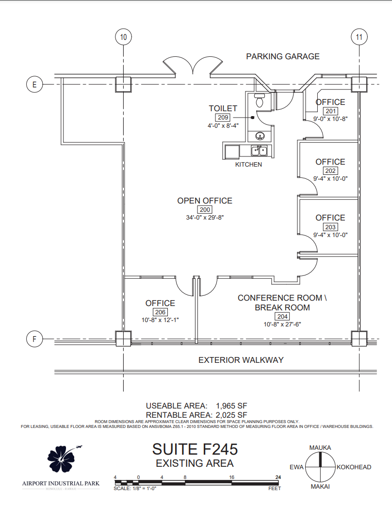 3375 Koapaka St, Honolulu, HI for lease Floor Plan- Image 1 of 1