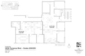 3848 W Carson St, Torrance, CA for lease Floor Plan- Image 1 of 1