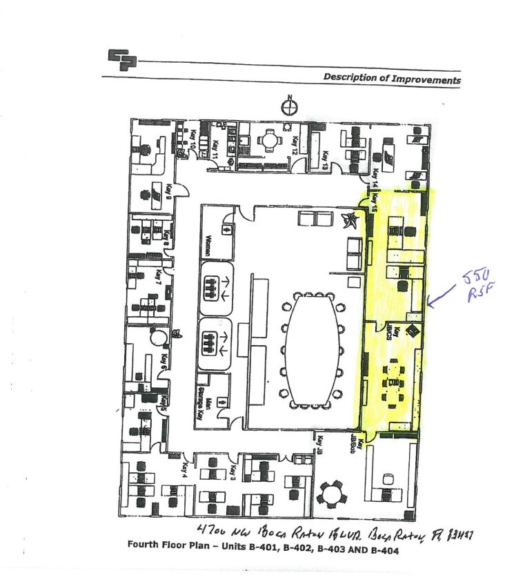 4700 NW Boca Raton Blvd, Boca Raton, FL for lease Floor Plan- Image 1 of 2