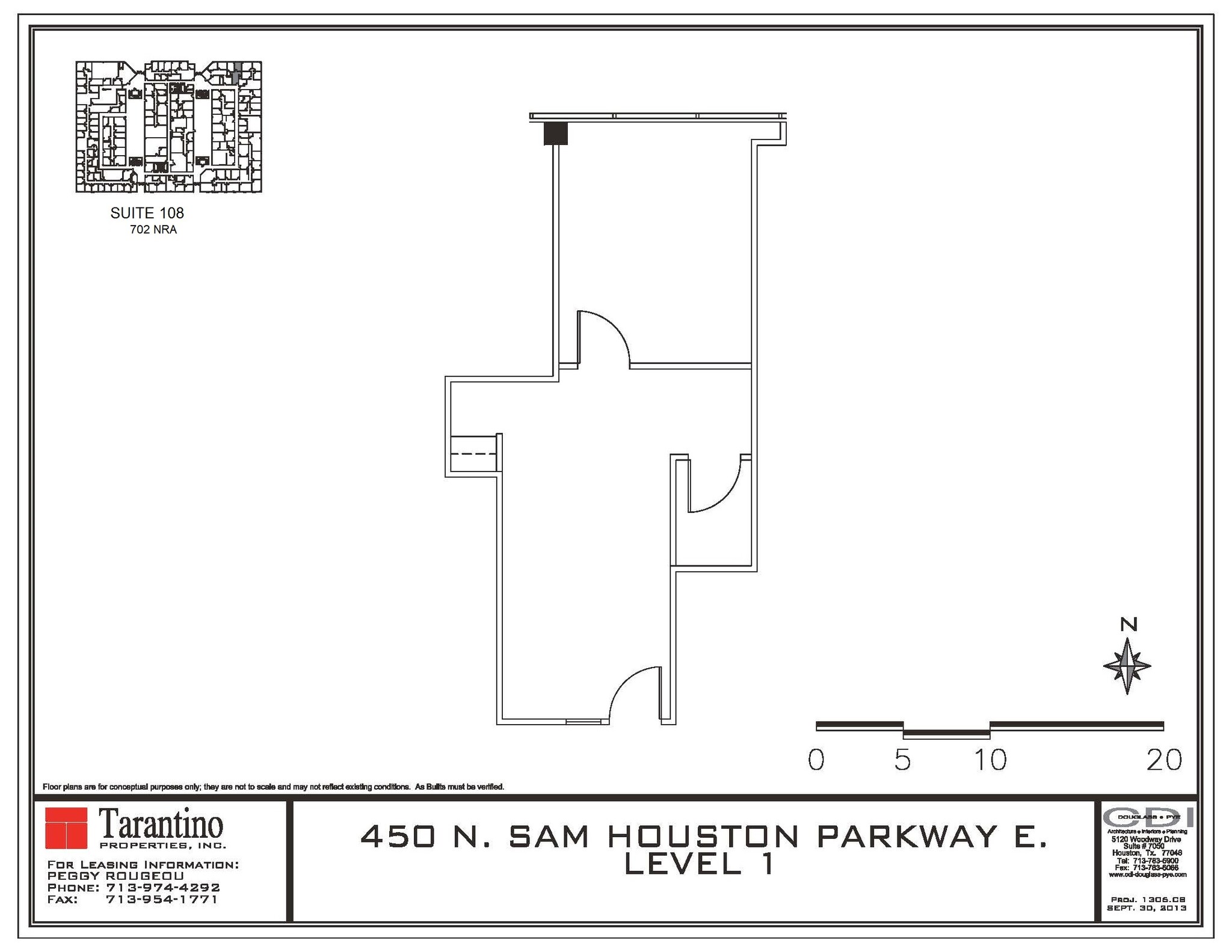 450 N Sam Houston Pky E, Houston, TX for lease Floor Plan- Image 1 of 1