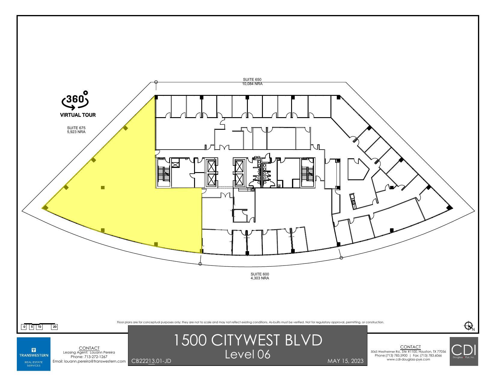 1500 Citywest Blvd, Houston, TX for lease Floor Plan- Image 1 of 1