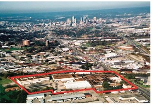 602 Hill Ave, Nashville, TN - aerial  map view