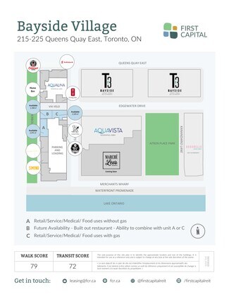 More details for 215 Queens Quay E, Toronto, ON - Retail for Lease