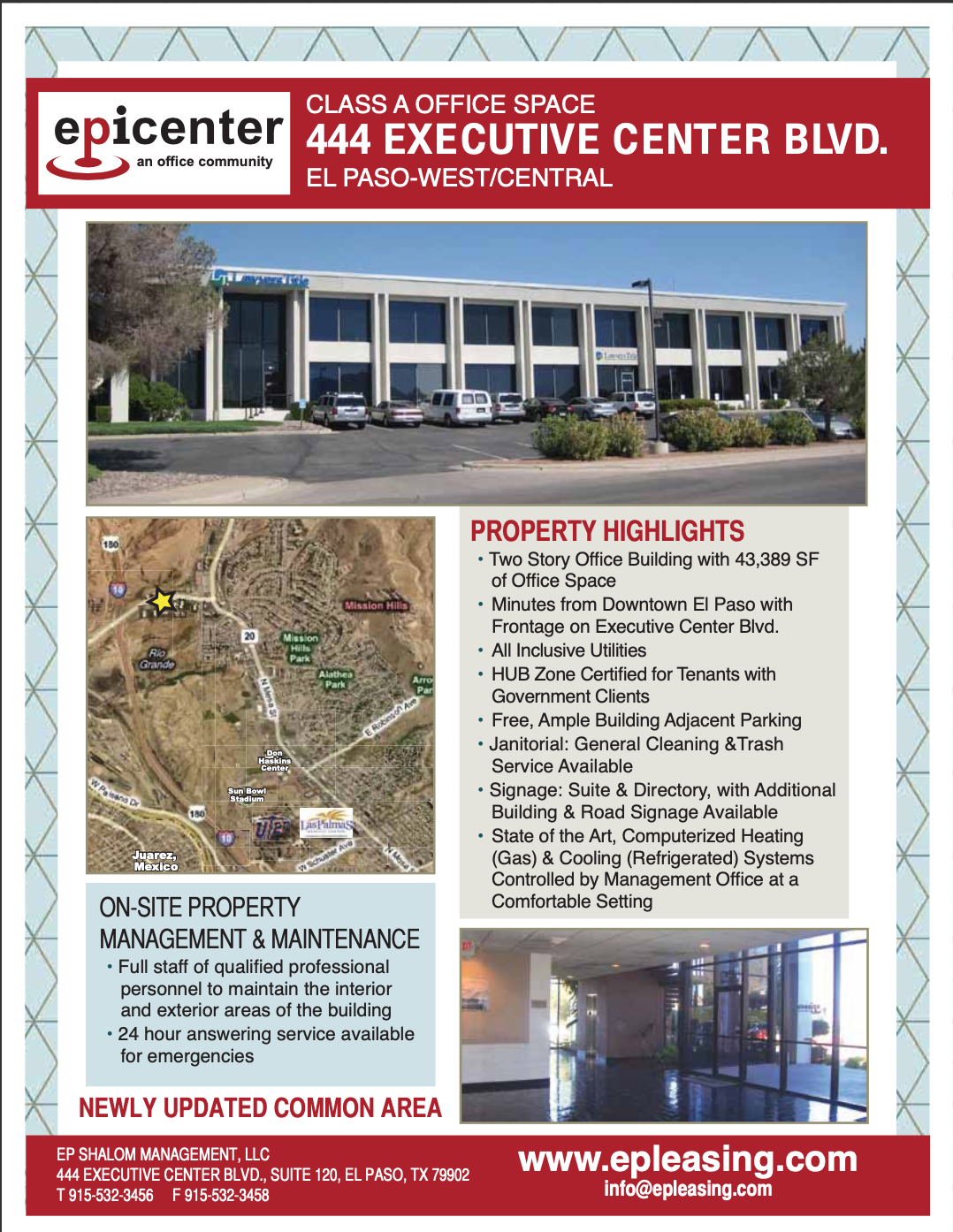 444 Executive Center Blvd, El Paso, TX for lease Building Photo- Image 1 of 7