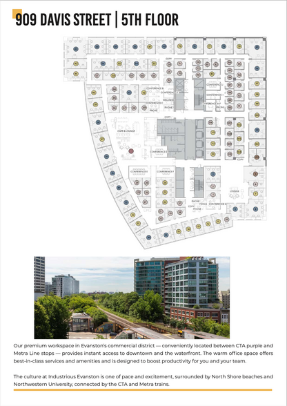 909 Davis St, Evanston, IL for lease - Floor Plan - Image 3 of 12