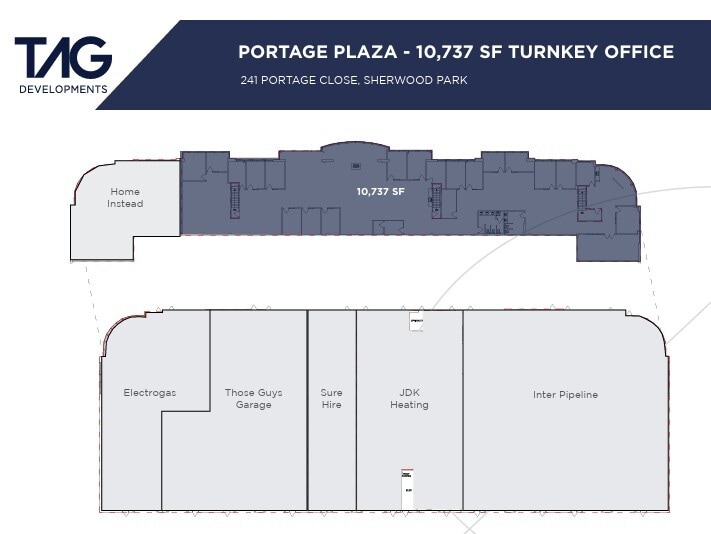 241 Portage Close, Sherwood Park, AB for lease Floor Plan- Image 1 of 1