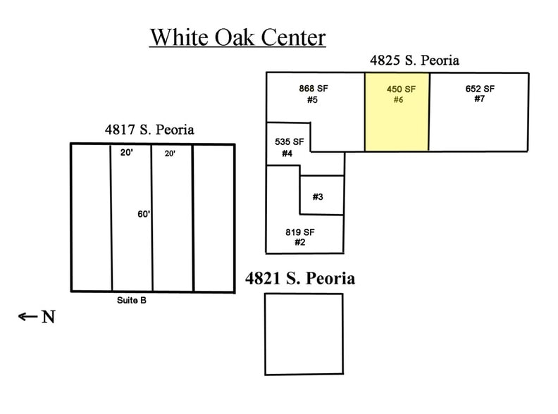 4821-4825 S Peoria Ave, Tulsa, OK for lease - Building Photo - Image 3 of 7