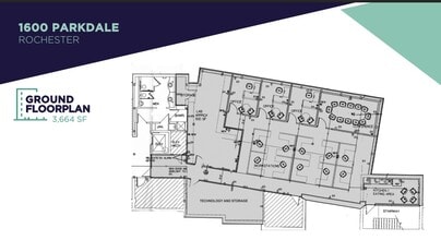 1600 Parkdale Rd, Rochester, MI for lease Floor Plan- Image 2 of 3