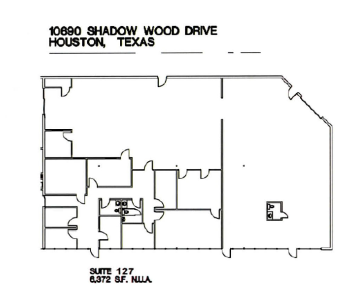 10690 Shadow Wood Dr, Houston, TX for lease Floor Plan- Image 1 of 1