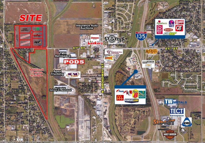 61st, Park City, KS for sale - Aerial - Image 1 of 1