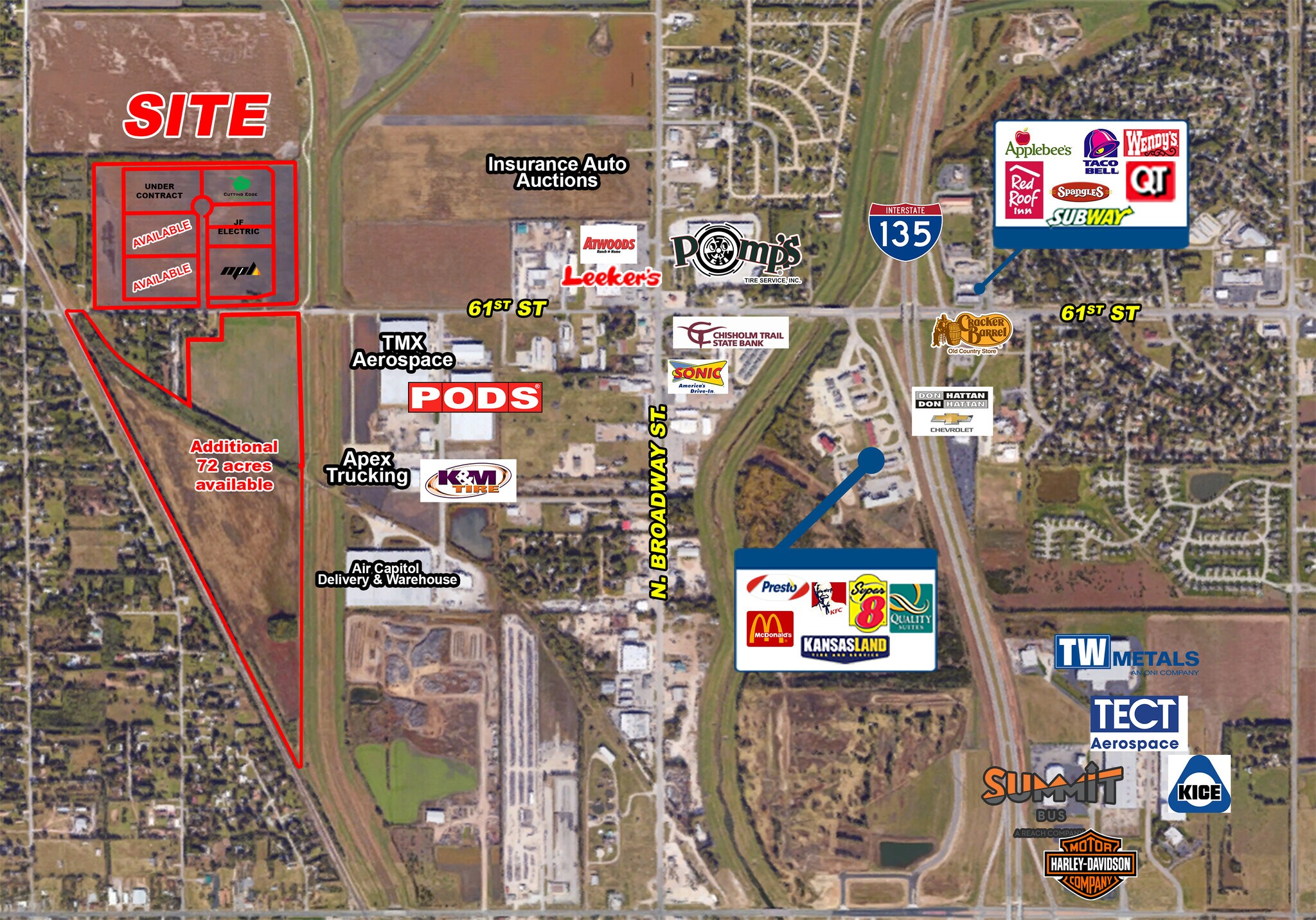 61st, Park City, KS for sale Aerial- Image 1 of 1