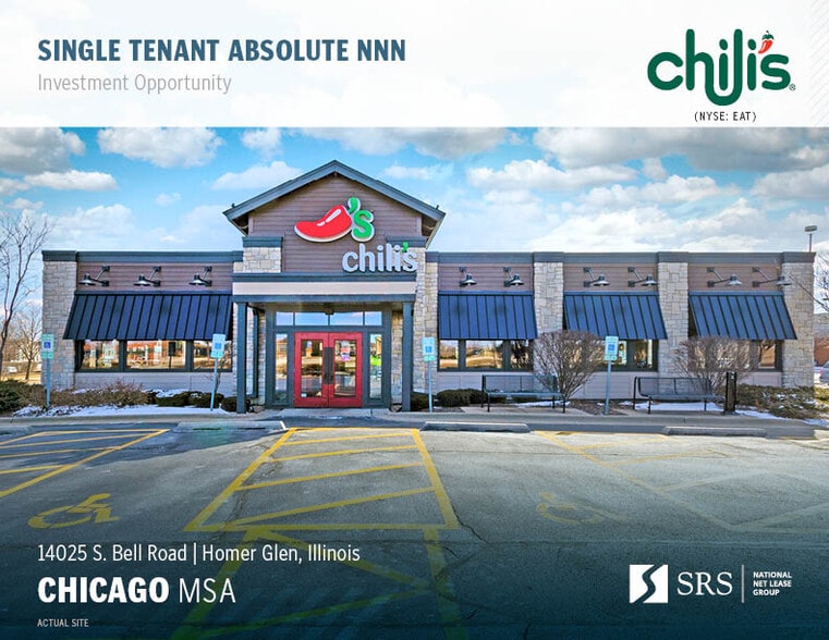 14025 S Bell Rd, Homer Glen, IL 60491 - Chili's | 4yrs Abs NNN | Home