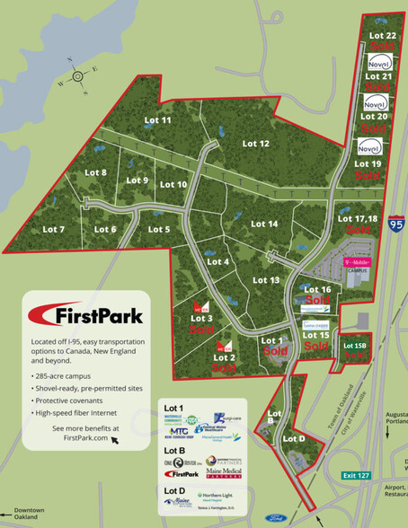 46C First Park Dr, Oakland, ME for sale - Site Plan - Image 1 of 6