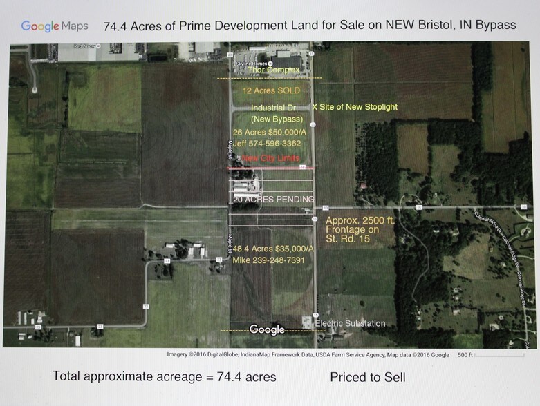 Industrial Dr, Bristol, IN for sale - Building Photo - Image 1 of 1