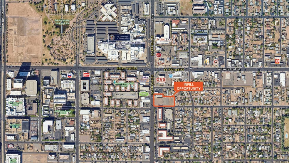SSEC Indian School & 7th St rd, Phoenix, AZ for lease - Building Photo - Image 1 of 4