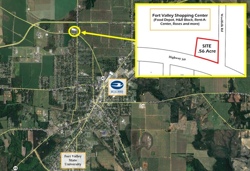Highway 341 and Woolfolk Road, Fort Valley, GA for sale Primary Photo- Image 1 of 1