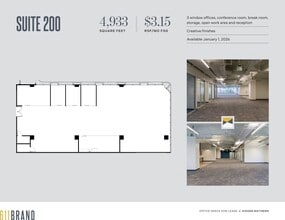 611 N Brand Blvd, Glendale, CA for lease Floor Plan- Image 1 of 1